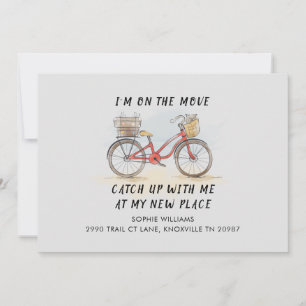 En mouvement avec le vélo de chat Nouvelle adresse