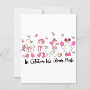 En Octobre Nous Portons Pink Duck Design 🎀 🦆 💗