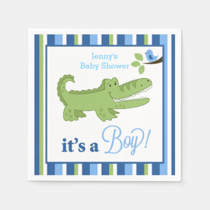 En Papier Alligator c'est une serviette de coutume de garço