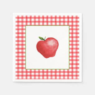 En Papier Apple Party la serviette