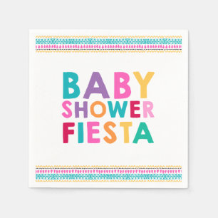 En Papier Baby shower de Mexicain de serviette de baby