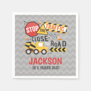 En Papier Camion à benne basculante de serviette de fête