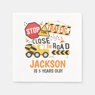 En Papier Camion à benne basculante de serviette de fête