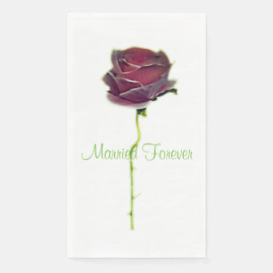 EN PAPIER CONCEPTION DE SERVIETTE POUR INVITÉS DE MARIAGE