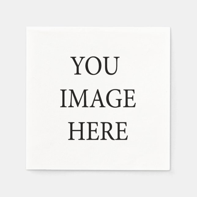 En Papier Créez votre  serviette cocktail jetables (Devant)