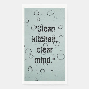En Papier Cuisine propre, serviette de cuisine claire