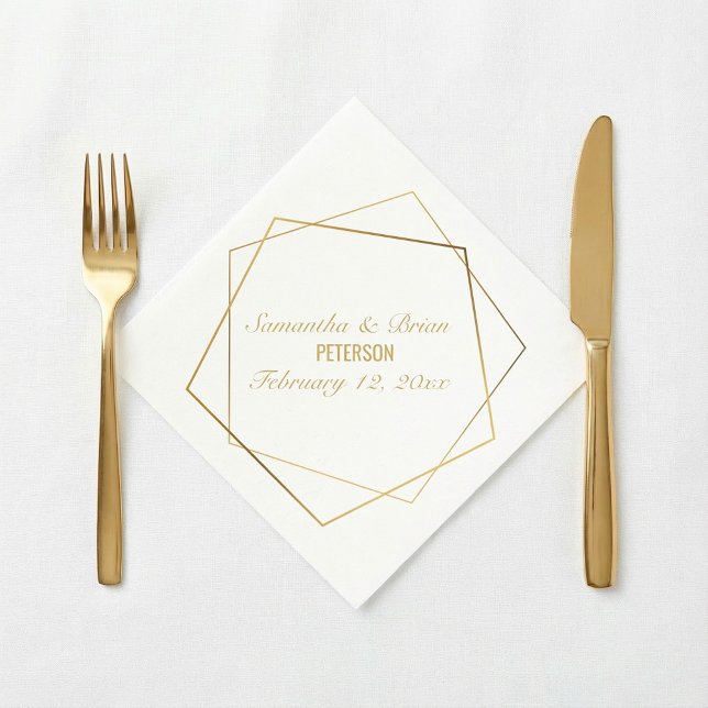 En Papier Élégante mariée et mariée, serviette mariage (Créateur téléchargé)