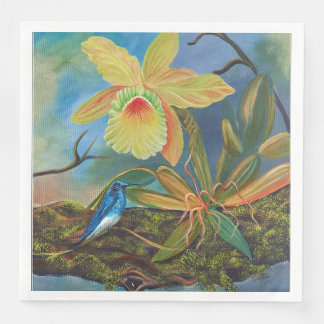 En Papier Kolibri serviette de table Dîner