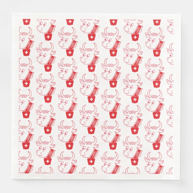 En Papier La bonne serviette à la fondue ou à la raclette (Devant)