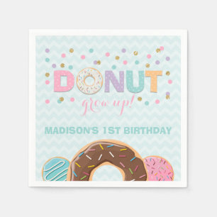 En Papier Le beignet de serviette de fête d'anniversaire de