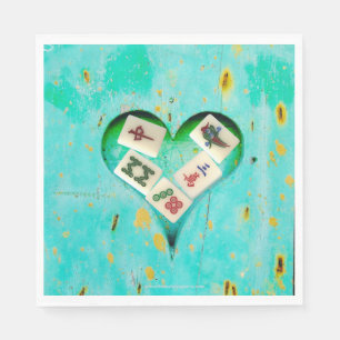 En Papier Mahjong remplit ma serviette du Coeur