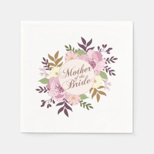 En Papier Mariage de la mère de la mariée Serviette
