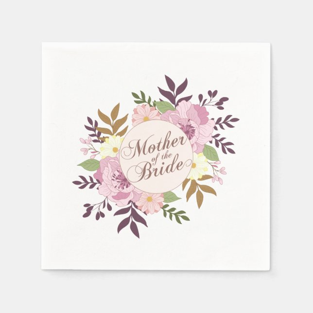 En Papier Mariage de la mère de la mariée | Serviette (Devant)