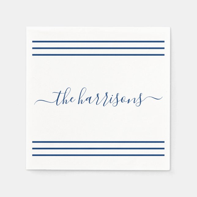 En Papier N'importe quelle couleur personnalisable Serviette (Devant)