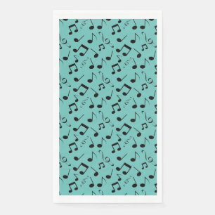 En Papier Notes musicales Design Serviette d'hôte serviettes