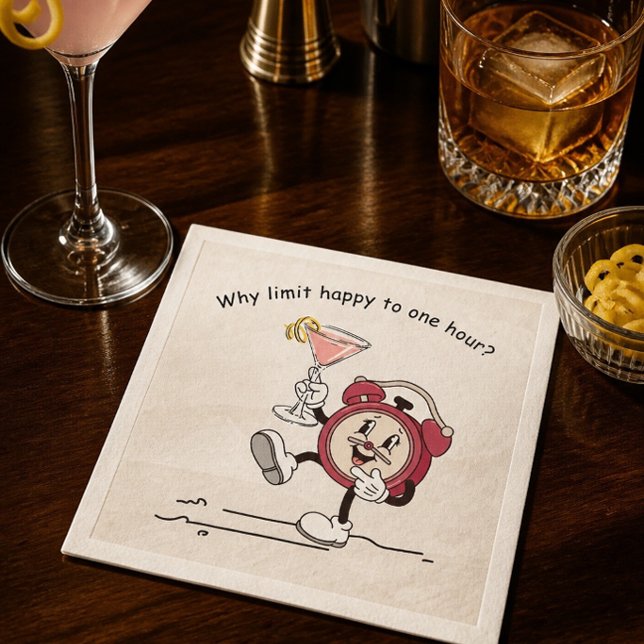 En Papier Pourquoi limiter la serviette de cocktail de l'heu (Créateur téléchargé)
