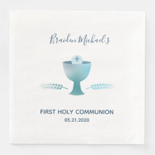 En Papier Première partie de sainte communion - serviette d