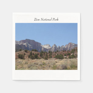 En Papier Serviette à cocktails du Parc national du Zion