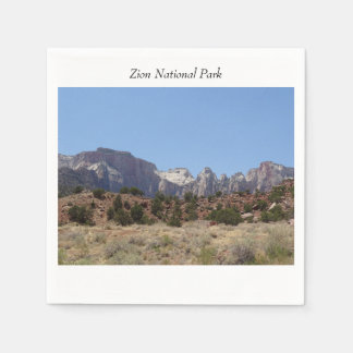 En Papier Serviette à cocktails du Parc national du Zion