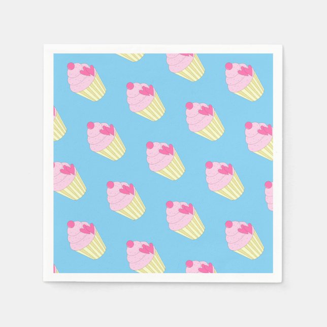 En Papier Serviette bleue illusima (Devant)