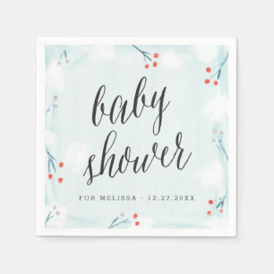 En Papier Serviette de baby shower personnalisée par pays