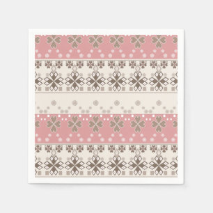 En Papier Serviette de bain beige rose