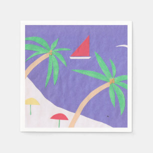 En Papier Serviette de cocktail avec une conception