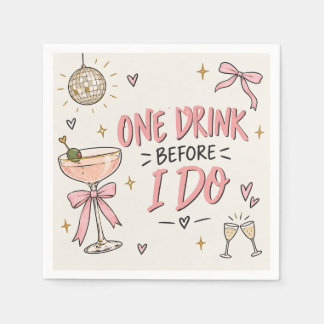 En Papier Serviette de cocktail de mariage drôle pour millén