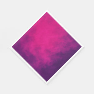 En Papier Serviette de fête à dégradé rose néon – Personnali