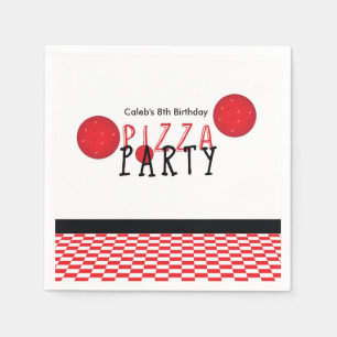 En Papier Serviette de fête d'anniversaire personnalisée Pep
