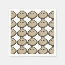 Serviette de fête d'anniversaire pour Bao Dumpling