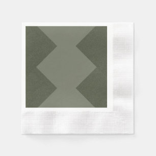 En Papier Serviette de fête vert mousse personnalisée