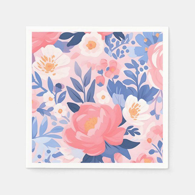 En Papier Serviette de la collection Petals & Picnic (Devant)