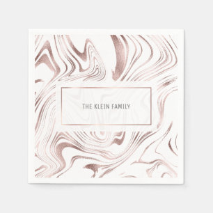 En Papier Serviette de marbre faite sur commande