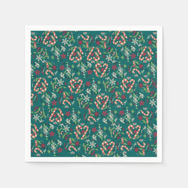 En Papier Serviette de Noël (Devant)