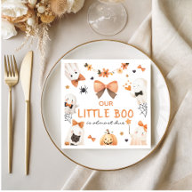 Serviette de salle pour bébé Little Boo Halloween