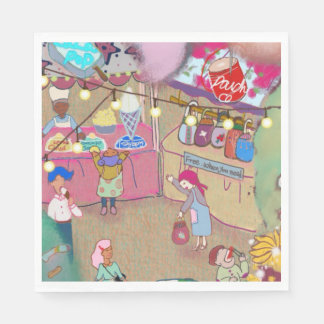 En Papier Serviette de table pour usage quotidien et pour év