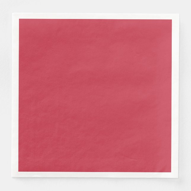 En Papier Serviette de table standard English Vermilion  (Devant)