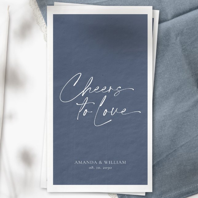 En Papier Serviette de toilette personnalisée pour mariage é (Créateur téléchargé)