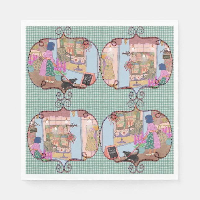 En Papier Serviette de tous les jours et pour les événements (Devant)