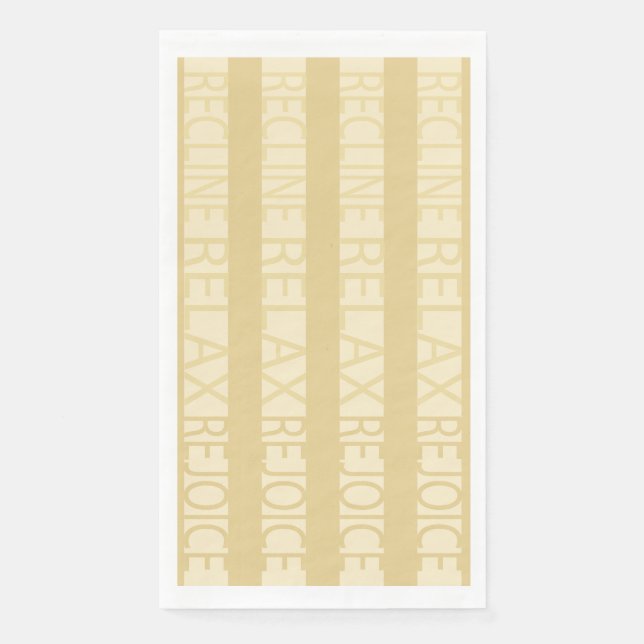 En Papier Serviette d'hôte Pâque serviettes Recline Relax Go (Devant)