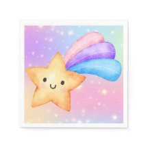 Serviette Étoile Filante Magique pour Fête