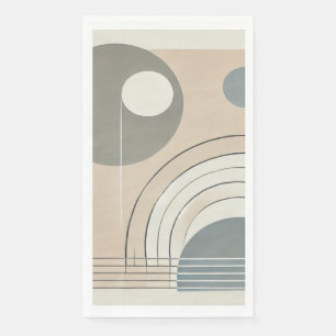 En Papier Serviette minimaliste Abstraite