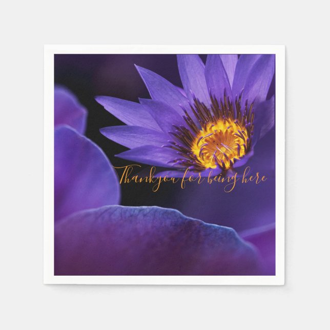 En Papier Serviette narcisse pourpre (Devant)