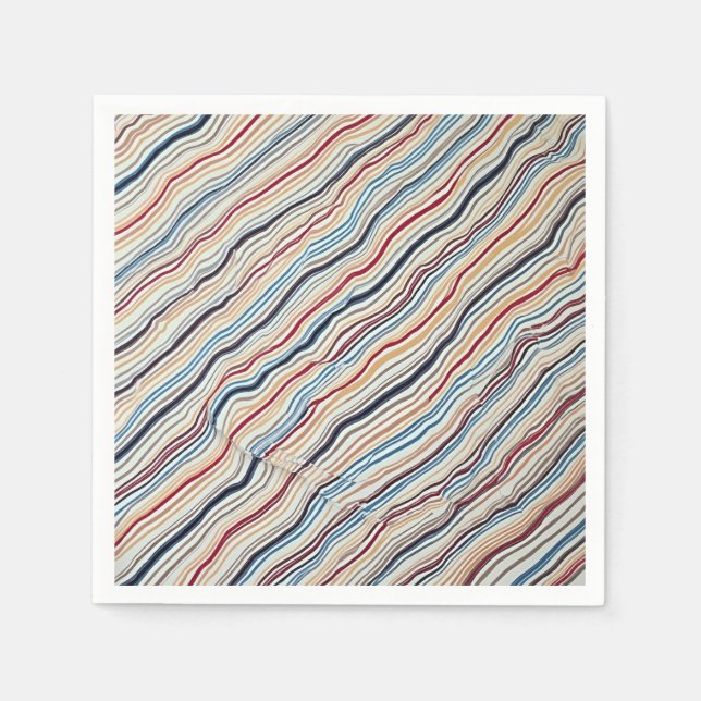 En Papier serviette rayée (Devant)