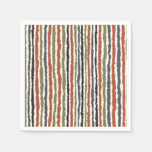 En Papier serviette rayée