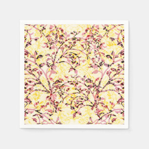 En Papier Serviette rétro pour dessert avec détails de glaça