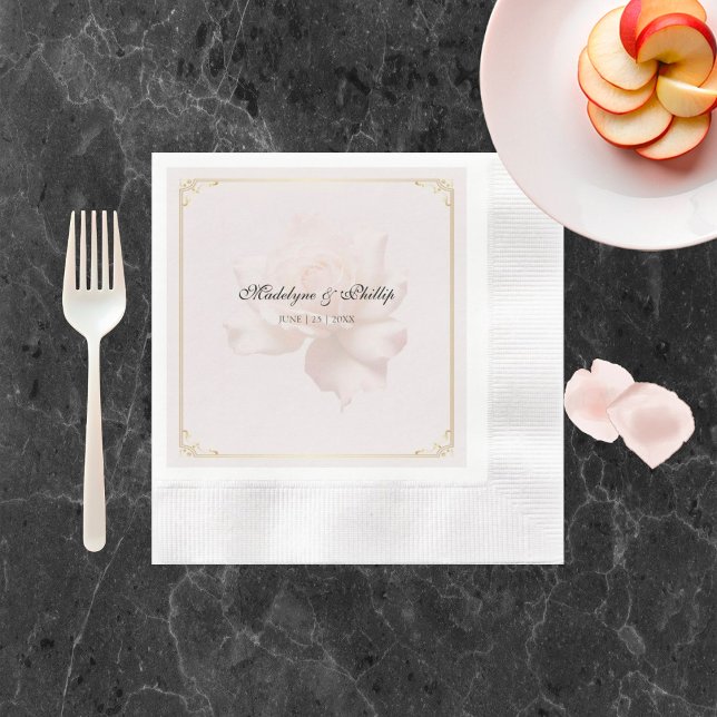 En Papier Serviette rose douce (Créateur téléchargé)