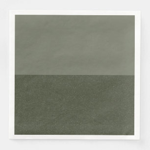 En Papier Serviette texturée à deux tons vert mousse - perso