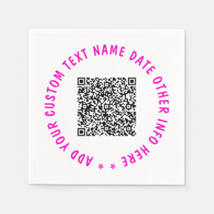 En Papier Téléchargez votre exemple de code QR sur serviette